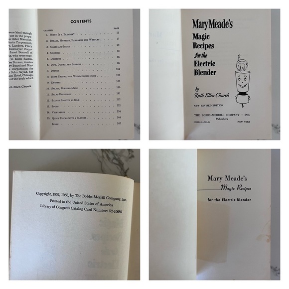 ⚠️ 1948 Frozen Food Cookbook & 1952 Magic Recipes Electric Blender •Price Final - Picture 7 of 16